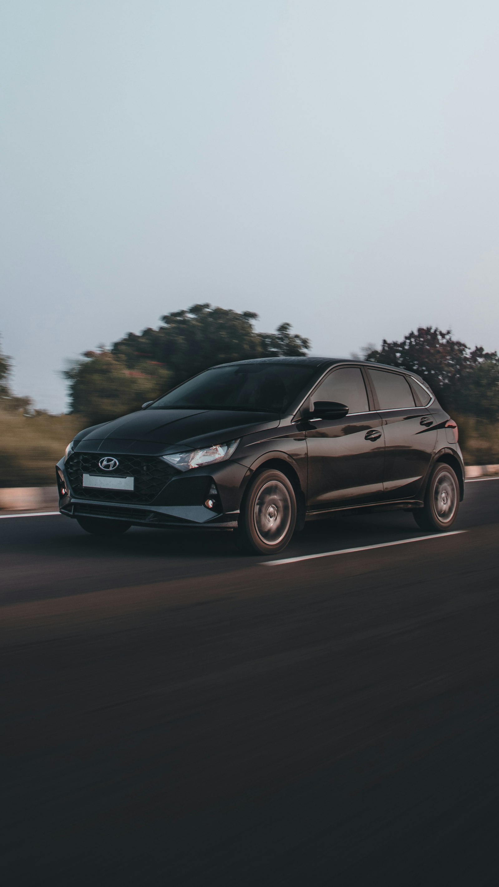 Hyundai i20 podczas jazdy po Wrocławiu
